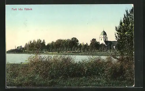AK Rättvik, Blick zur Kirche