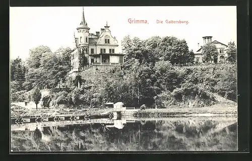 AK Grimma, Partie an der Gattersburg