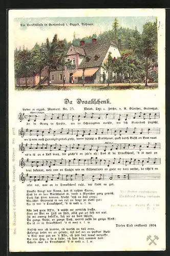 Lied-AK Anton Günther Nr. 25: Da Draakschenk