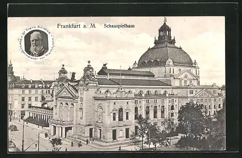 AK Frankfurt, Blick zum Schauspielhaus