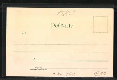 Künstler-AK Alexander Marcks: Friedrichroda, die Bleichhäuser