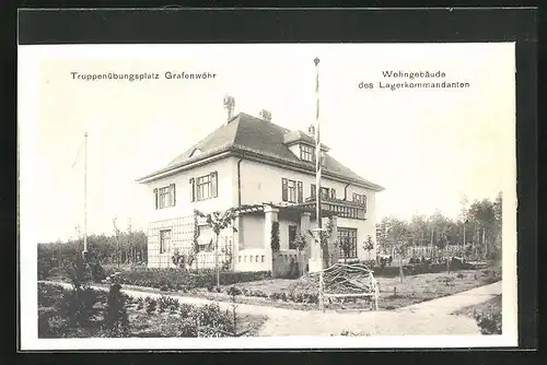 AK Grafenwöhr, Truppenübungsplatz, Wohngebäude des Lagerkommandanten