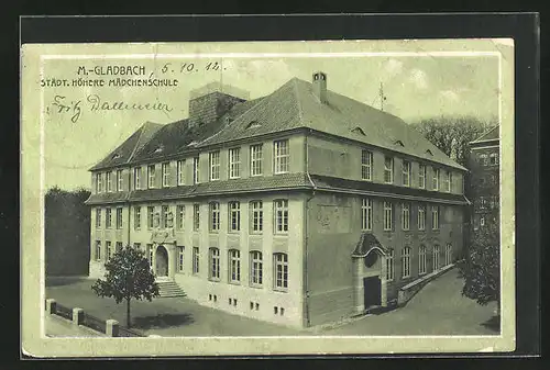 AK Mönchengladbach, Städt. höhere Mädchenschule