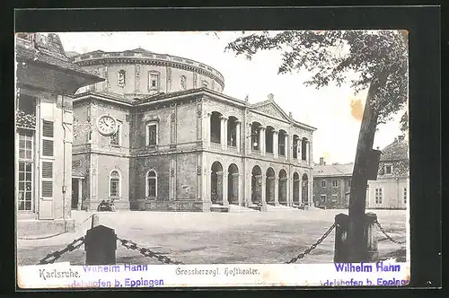 AK Karlsruhe, Grossherzogliches Hoftheater