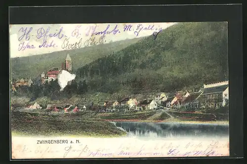 AK Zwingenberg a. N., Gesamtansicht