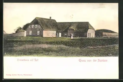 AK Westerland / Sylt, am Friesenhaus