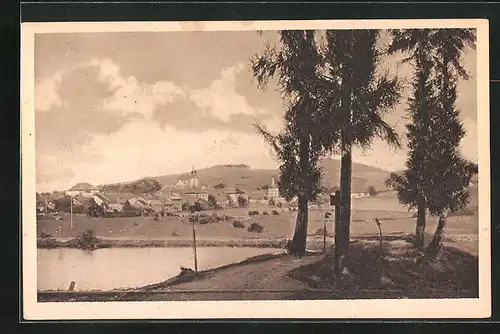 AK Trhanov, Celkovy Pohled, Partie am Teichufer