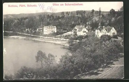 AK Buckow i. Märk. Schweiz, illen am Schermützelsee