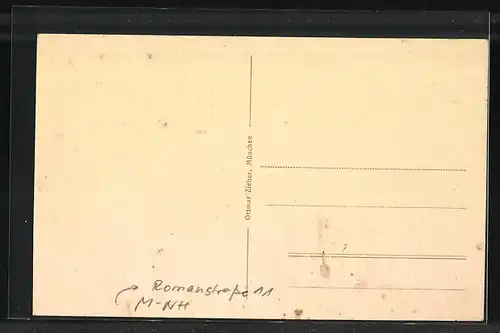 AK München-Neuhausen, Kuranstalt Neuwittelsbach, Gartenansicht in der Romanstrasse 11