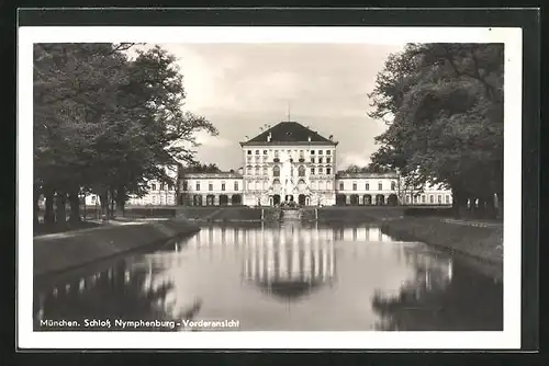 AK München-Nymphenburg, Vorderansicht des Schlosses