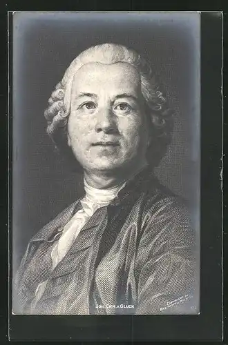 AK Komponist Joh. Chr. v. Gluck