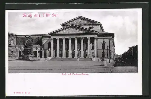 AK München, Hof- und Nationaltheater