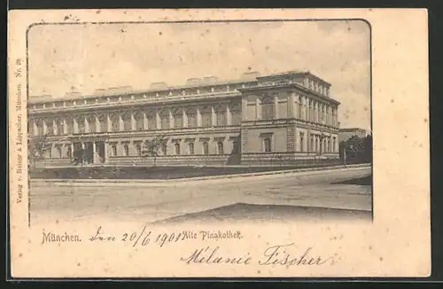 AK München, Alte Pinakothek