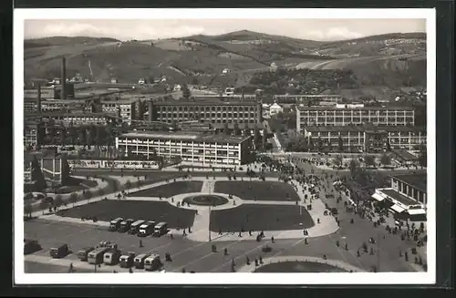 AK Zlin, Ausblick auf den Platz der Arbeit