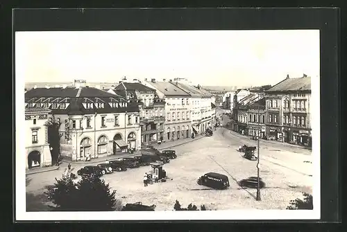 AK Ung. Hradisch / Uh. Hradiste, Blick zum Stadtplatz