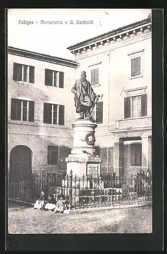 AK Foligno, Monumento a G. Garibaldi