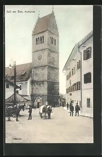 AK Zell am See, Marktplatz