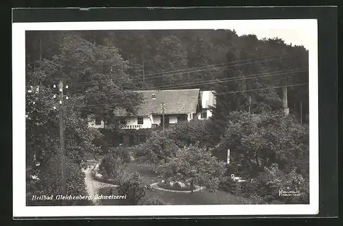 AK Bad Gleichenberg, Gasthaus Schweizerei