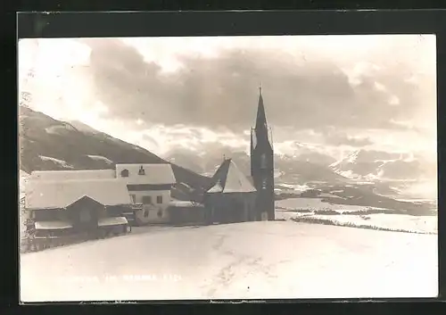 AK Windegg, Ortspartie im Winterglanz