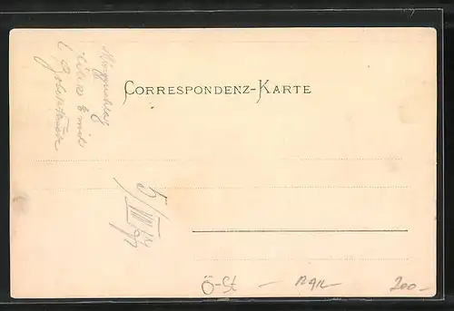 AK Neuberg, Panoramablick aus der Vogelschau