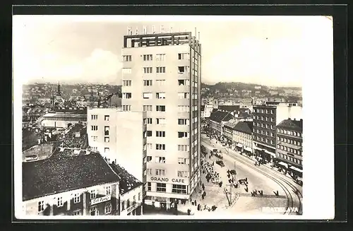 AK Bratislava, Hotel Manderla mit Grand Café