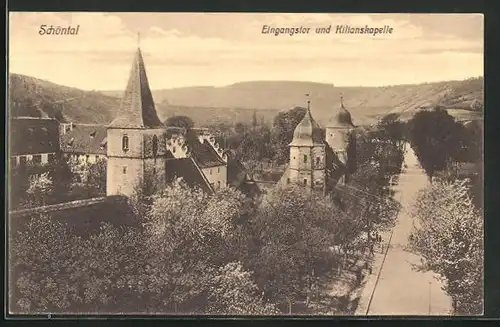 AK Schöntal, Eingangstor und Kilianskapelle