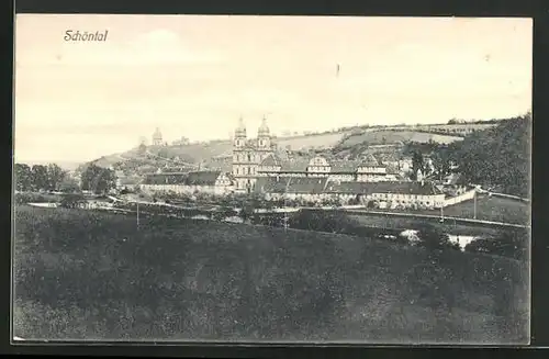 AK Schöntal, Panoramablick auf das Kloster