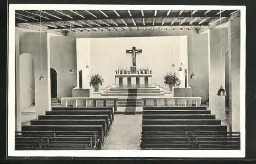 AK Mönchengladbach-Ohler, Altar in der Bruder-Konrad-Kirche