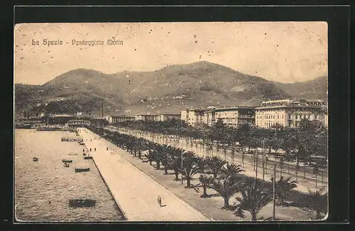 AK La Spetia, Passeggiata Morin, Promenade