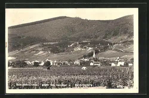 AK Gumpoldskirchen, Ortspartie gegen den Calvarienberg