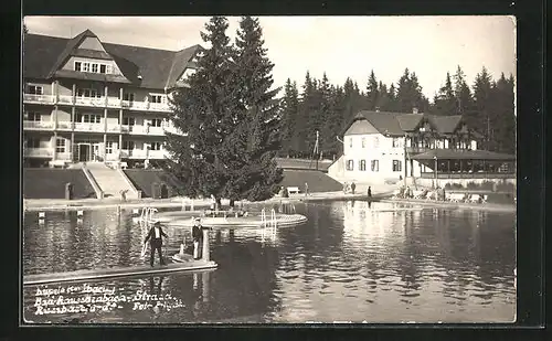 AK Podolinec, Schwimmbad mit Hotel