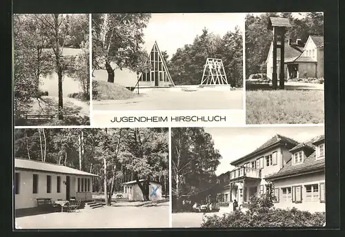 AK Storkow /Mark /Kr. Beeskow, Jugendheim Hirschluch, Mehrfachansicht