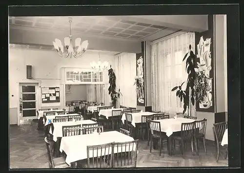 AK Bad Wilsnack, Puschkin-Kurhaus, Speiseraum, Innenansicht