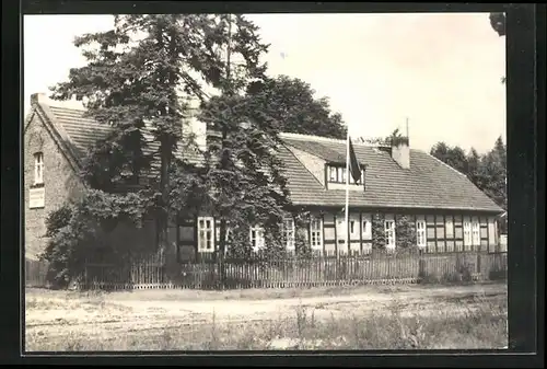 Klapp-AK Zesch am See, Ferienlager Forst