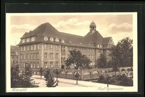 AK Weissenfels, Blick zum Real-Gymnasium