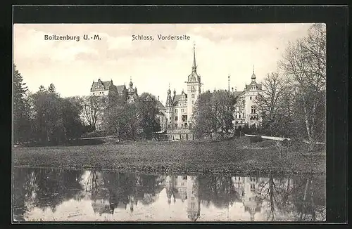 AK Boizenburg U.-M., Schloss von der Vorderseite