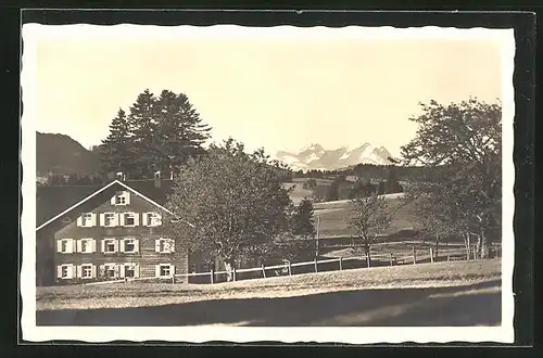 AK Hellengerst, Dorfpartie mit Säntis