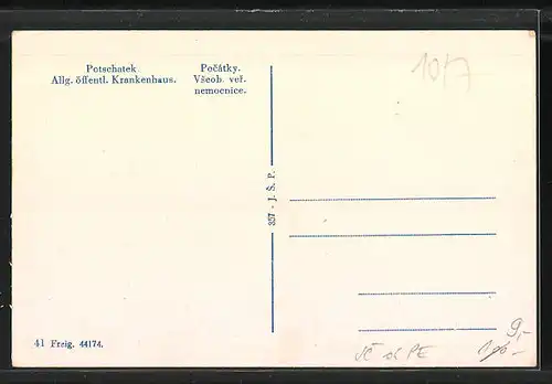 AK Potschatek, Allg. öffentl. Krankenhaus