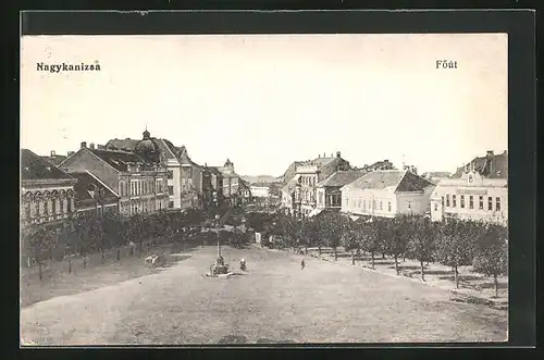 AK Nagykanizsa, Föut, Blick auf den Platz