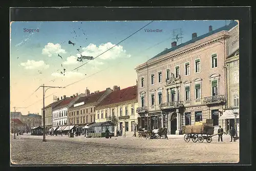 AK Sopron-Ödenburg, Varkerület mit Geschäften