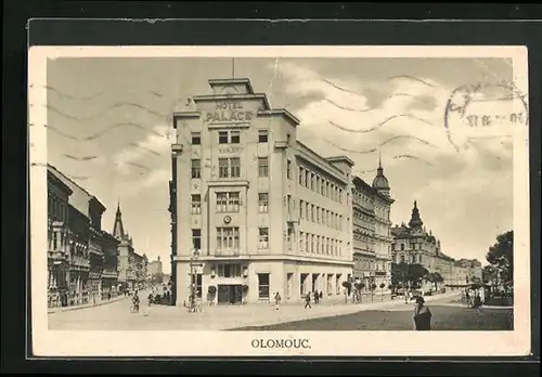 AK Olomouc, Palace Hotel Stefanik Ecke Kaminskystrasse