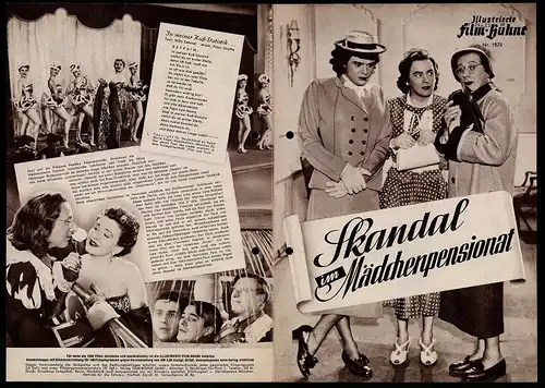 Filmprogramm IFB Nr. 1872, Skandal im Mädchenpensionat, Paul Heller, Adolf Gondrell, Günther Lüders, Regie: Erich Kolber