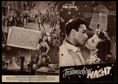 Filmprogramm IFB Nr. 1843, Traumschöne Nacht, Ingrid Lutz, Albert Hahn, Rudolf Platte, Regie: Ralph Baum
