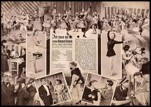 Filmprogramm IFB Nr. 1841, Ich tanze mit Dir in den Himmel hinein, Hannerl Matz, Adrian Hoven, Regie: Ernst Marischka