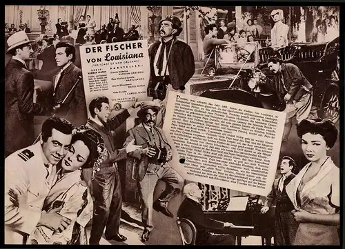 Filmprogramm IFB Nr. 1816, Der Fischer von Louisanna, Kathryn Grayson, Mario Lanza, David Niven, Regie: Normann Taurog