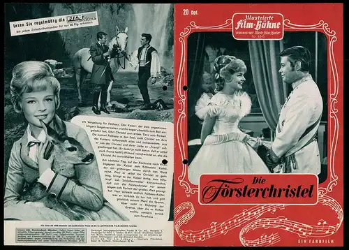 Filmprogramm IFB Nr. 6345, Die Försterchristel, Sabine Sinjen, Peter Weck, Oskar Sima, Regie: Franz Joseph Gottlieb