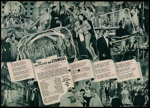 Filmprogramm IFB Nr. 1937, Die Rose von Stambul, Inge Egger, Albert Liven, Hans Richter, Grethe Weiser Regie: Karl Anton