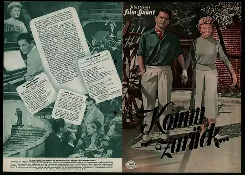 Filmprogramm IFB Nr. 2154, Komm zurück ..., Winnie Markus, Rudolf Prack, Hans Stüwe, Joachim Rake, Regie: Alfred Braun