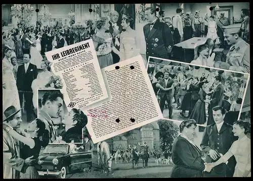 Filmprogramm IFB Nr. 3078, Ihr Leibregiment, Ingrid Andree, Gerhard Riedmann, Günter Pfitzmann, Regie: Hans Deppe