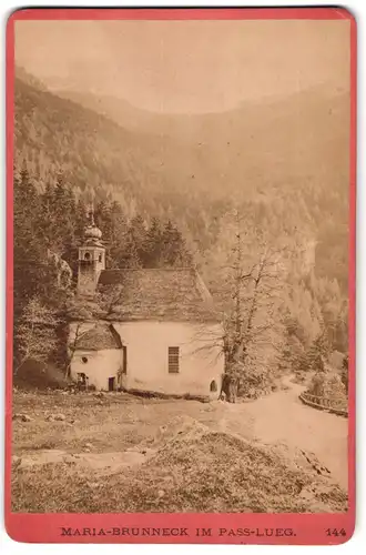 Fotografie Würthle & Spinnhirn, Salzburg, Schwarzstr. 7, Ansicht Maria-Brunneck, Kapelle im Wald